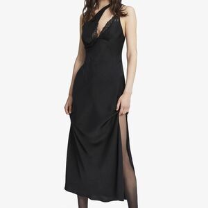 NWT Bardot Lamont Slip Dress In Black -size 4